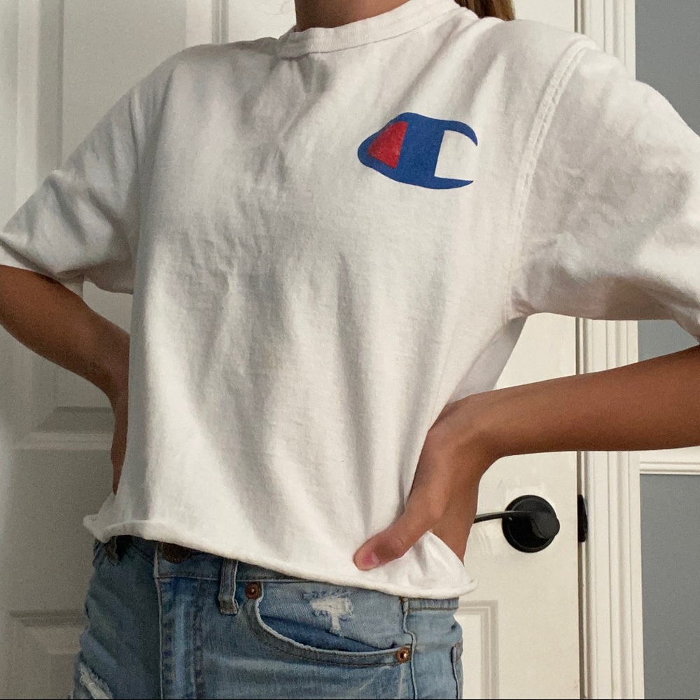 Champion crop top tee
